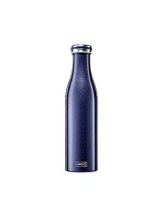 LURCH | Bouteille isotherme - Bouteille thermos en acier inoxydable 0,75l Azur | dunkelblau